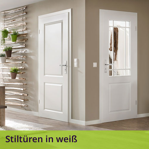 Stiltueren in Weiss